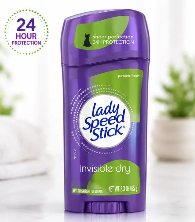 Lady Speed Stick Invisible Dry Power Underarm Antiperspirant Deodorant Powder Fresh Women 2.3 oz Lady Speed Stick